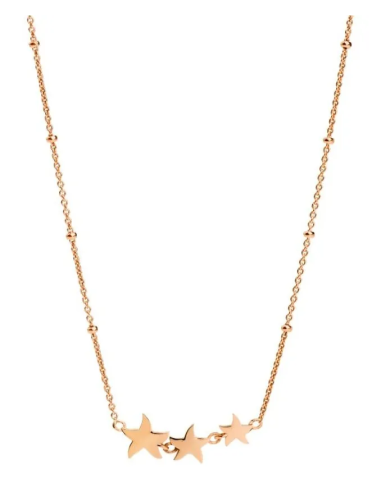 Collana Dodo Stellina Preziosa 9KT Oro Rosa ...