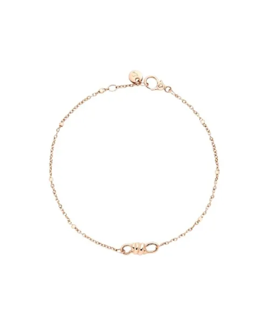 bracciale nodo oro rosa