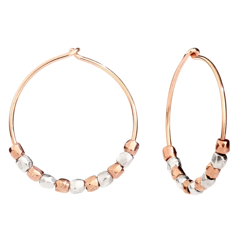 Orecchini Hoop Mini Granelli Dodo