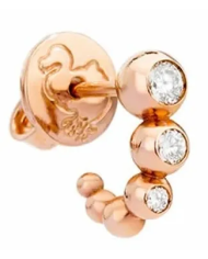 orecchino stud bollicine oro rosa & diamanti