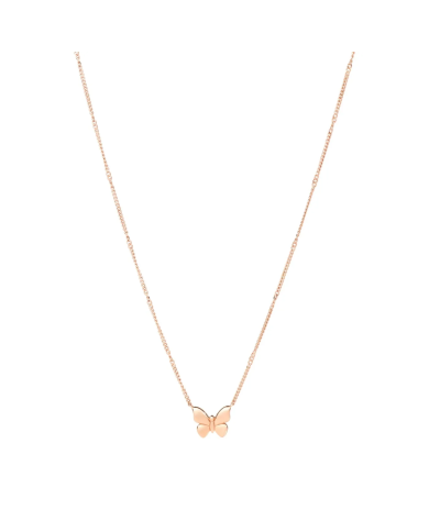 Dodo collana farfalla oro rosa DCC2006BFLYS0009R42
