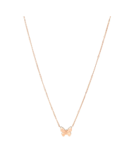 Dodo collana farfalla oro rosa DCC2006BFLYS0009R42