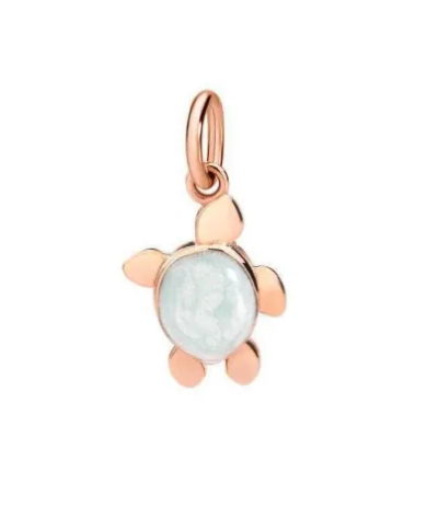 ciondolo tartaruga marina oro rosa & smalto