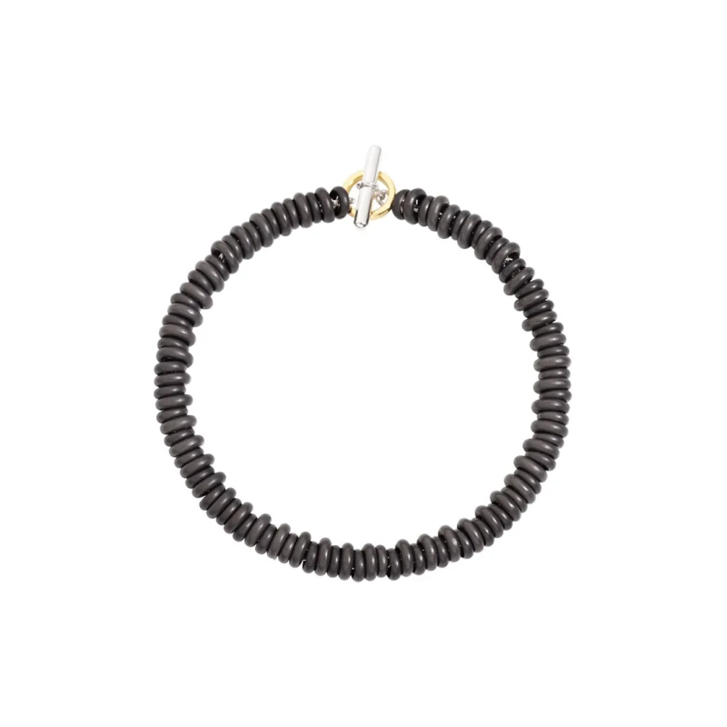 BRACCIALE DODO RONDELLE. TITANIO MISURA M