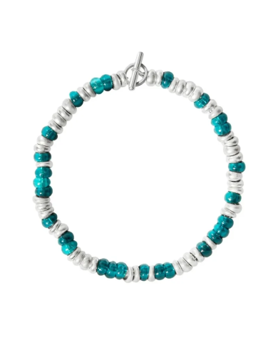 BRACCIALE DODO RONDELLE. ARGENTO PLASTICA ...