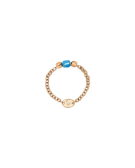 ANELLO DODO MINI GRANELLI. ORO ROSA. CERAMICA ...