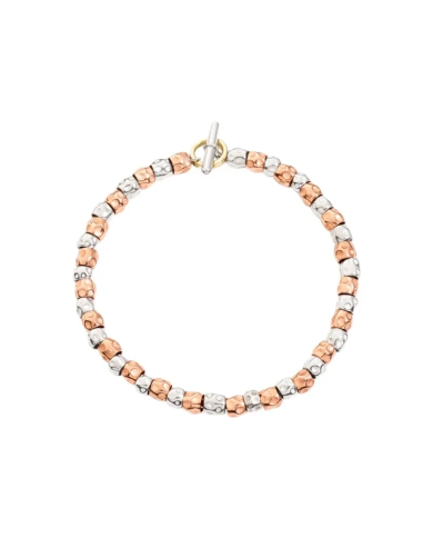 BRACCIALE DODO GRANELLI. ORO ROSA. ARGENTO ...