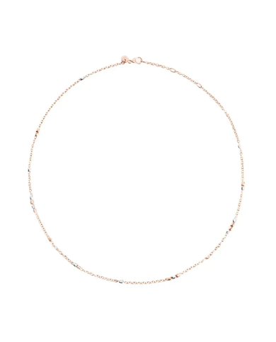 Dodo collana mini granelli oro rosa & argento ...