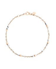 bracciale mini granelli oro rosa & argento