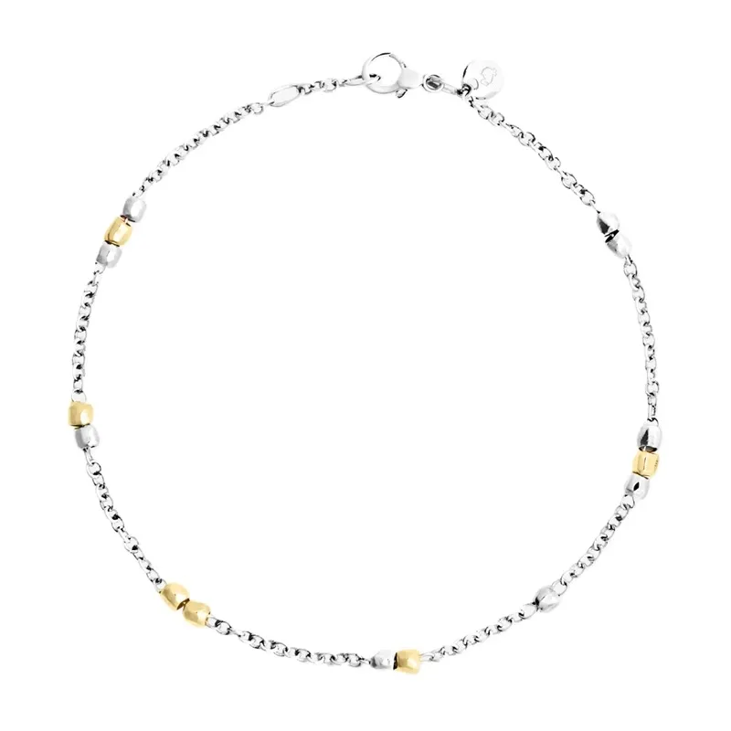 bracciale mini granelli argento & oro giallo - Dodo