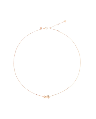 Dodo collana stella cometa oro rosa & diamante ...