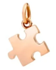 Dodo Ciondolo Puzzle Oro rosa 9kt DMC1003PZZLS0009R
