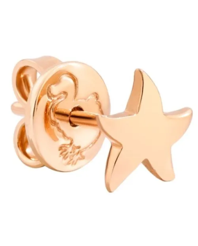 Orecchino stud stellina dodo in oro rosa 9k dhb9006-starx- ...