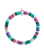BRACCIALE DODO RONDELLE. ARGENTO E PLASTICA ...