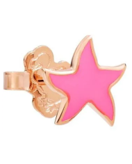 ORECCHINO DODO STELLINA. ORO ROSA SMALTO ...