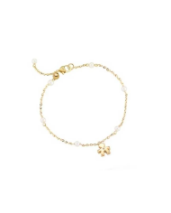 Bracciale Le Perle con sagoma bimbo in oro giallo e ...