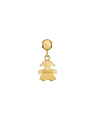 Charm leBebé in oro giallo 18kt a forma di bambina LBB971