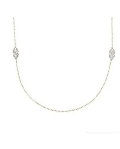 Collana Swarovski Body Strandage da Donna con Cristalli ...