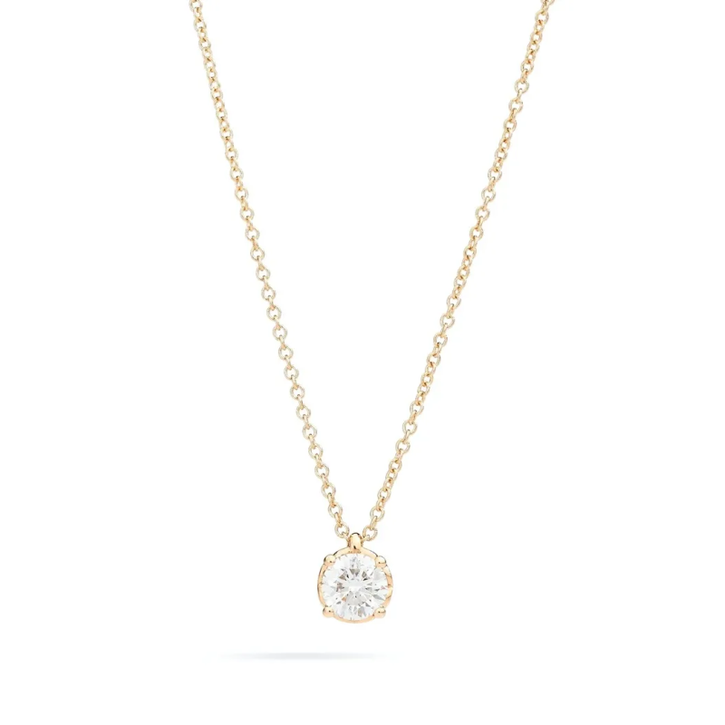 Collana punto luce Recarlo in oro giallo 18kt e diamante