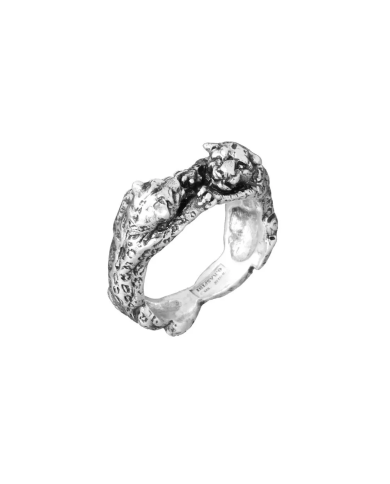 Anello donna Giovanni Raspini in argento leopardi 12275/ ...