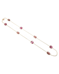 Collana Madi Laguna Oliva con Quarzi Idrotermali Verdi