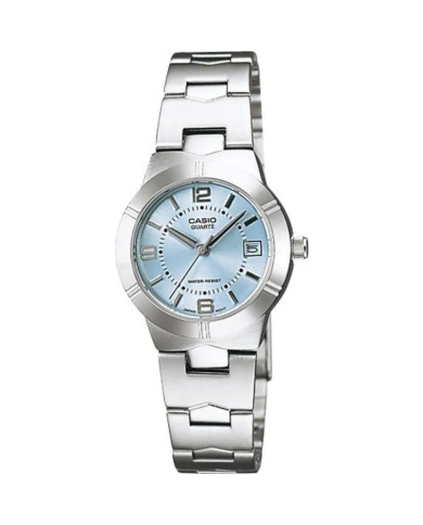 Orologio CASIO COLLECTION Mod. LADY DATE - LIGHT BLUE Donna