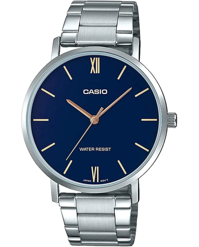 Orologio CASIO COLLECTION Mod. MINIMAL. METAL - PETROL BLUE Uomo