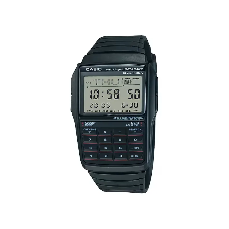 Orologio CASIO VINTAGE Mod. DATABANK CALCULATOR - BLACK Uomo