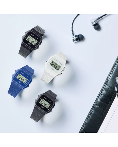 Orologio CASIO VINTAGE Mod. F-91 BIO RESIN STRAP - BLACK 