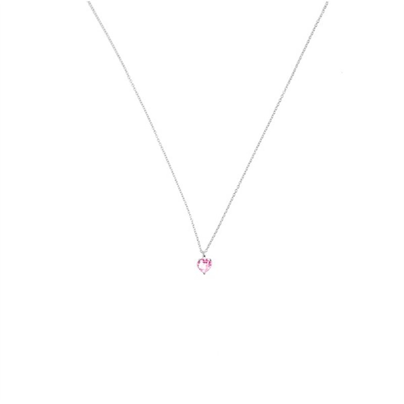 Collana In argento con zircone Cuore