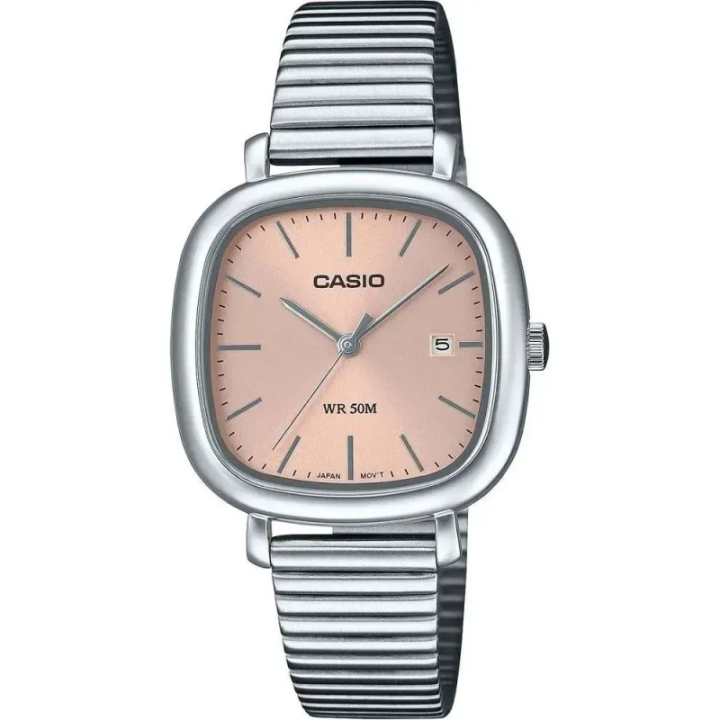 Orologio CASIO COLLECTION Mod. DATE SQUARE - ROSE GOLD Donna