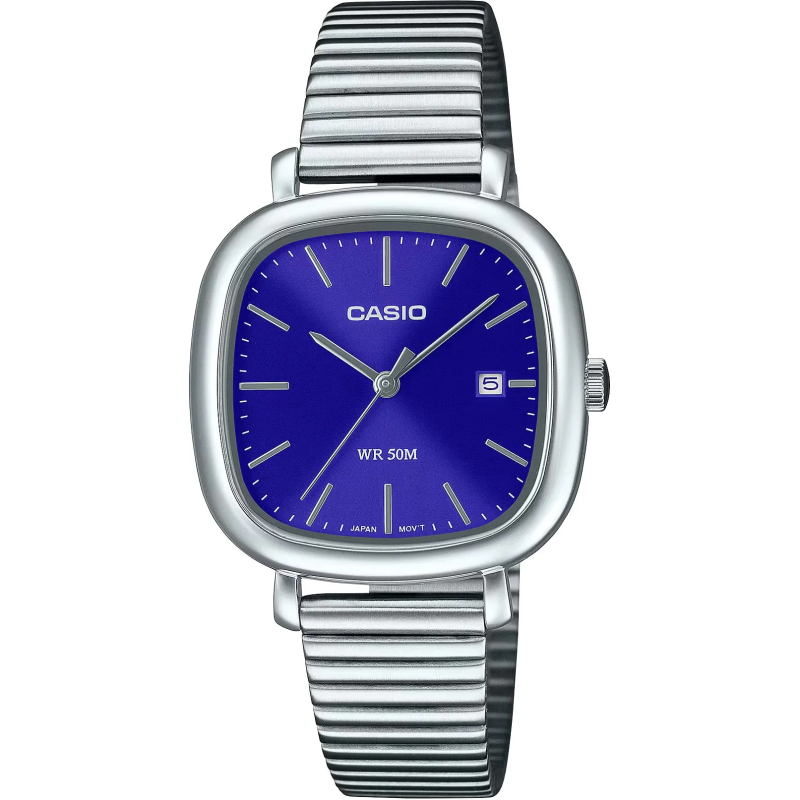 Orologio CASIO COLLECTION Mod. DATE SQUARE - BLUE Donna