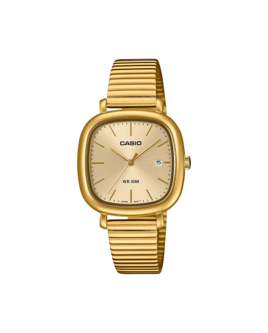 Orologio CASIO COLLECTION Mod. DATE SQUARE - GOLD Donna