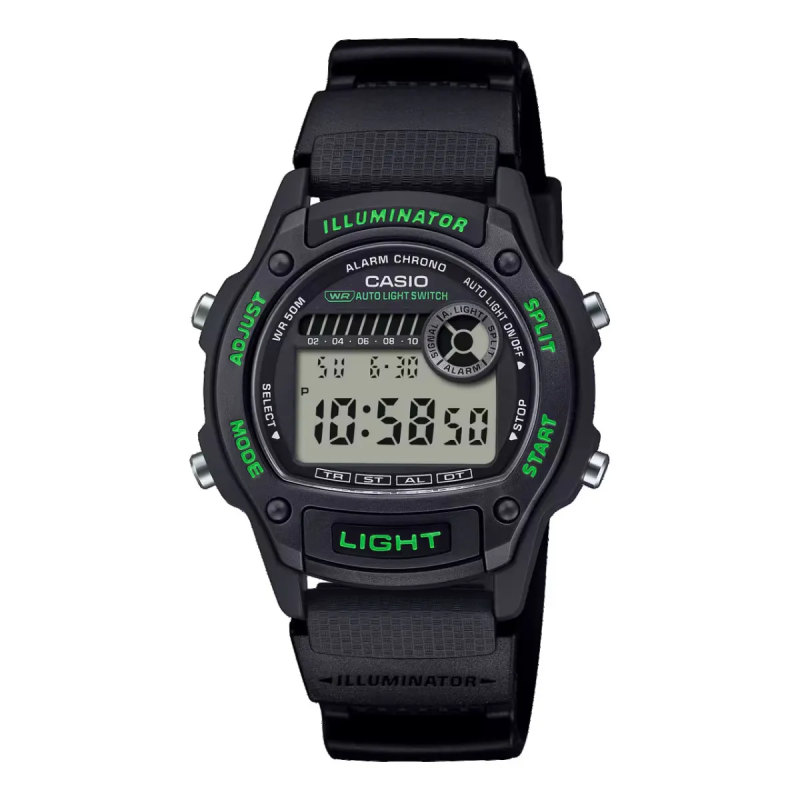 Orologio CASIO SPORT Mod. TIMELESS COLLECTION - BLACK - GREEN 