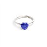 Anello Luxury Love Argento Solitario Cuore