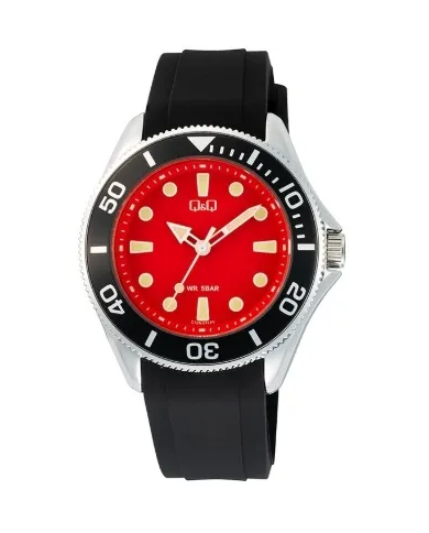 Orologio Q&Q Mod. GENT DIVER BLACK Uomo