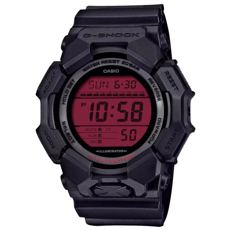 Orologio CASIO G-SHOCK Mod. GRAND DIGIT - BLACK AND BOLD SERIES Uomo