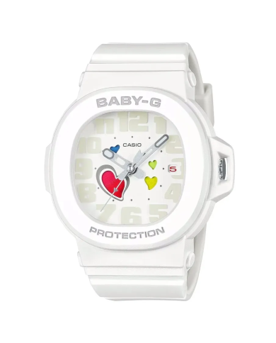 Orologio CASIO BABY-G Mod. PLAYFUL HEART SERIES - WHITE Donna