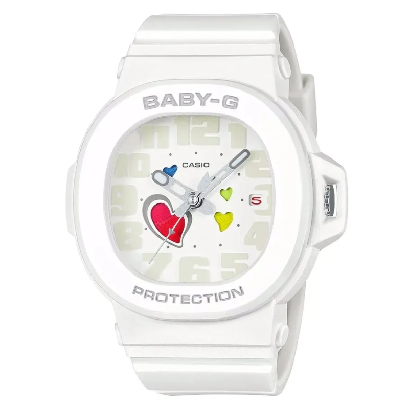 Orologio CASIO BABY-G Mod. PLAYFUL HEART SERIES - WHITE Donna