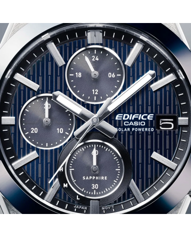 Orologio CASIO EDIFICE Mod. SOLAR POWERED CHRONOGRAPH - BLUE Uomo