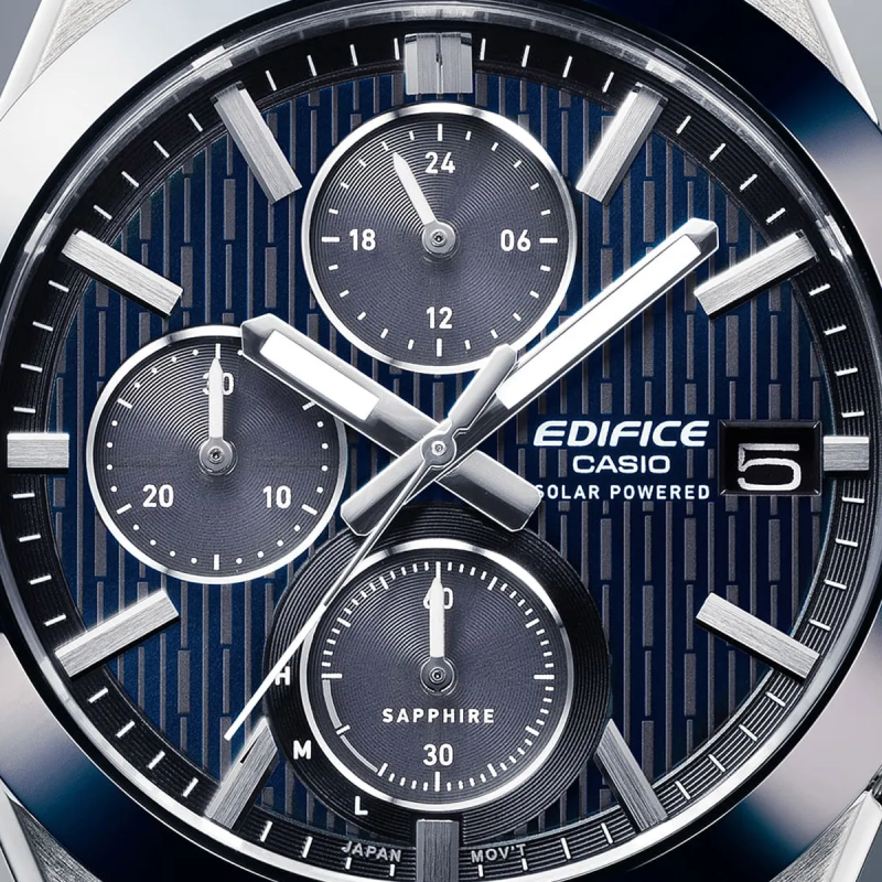 Orologio CASIO EDIFICE Mod. SOLAR POWERED CHRONOGRAPH - BLUE Uomo