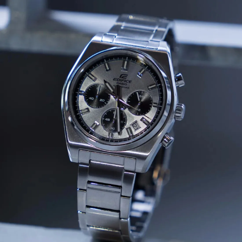 Orologio CASIO EDIFICE Mod. MOTORSPORT CHRONOGRAPH - SILVER Uomo