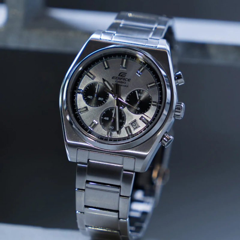 Orologio CASIO EDIFICE Mod. MOTORSPORT CHRONOGRAPH - SILVER Uomo