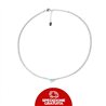 Collana Argento tennis zirconi con cuore