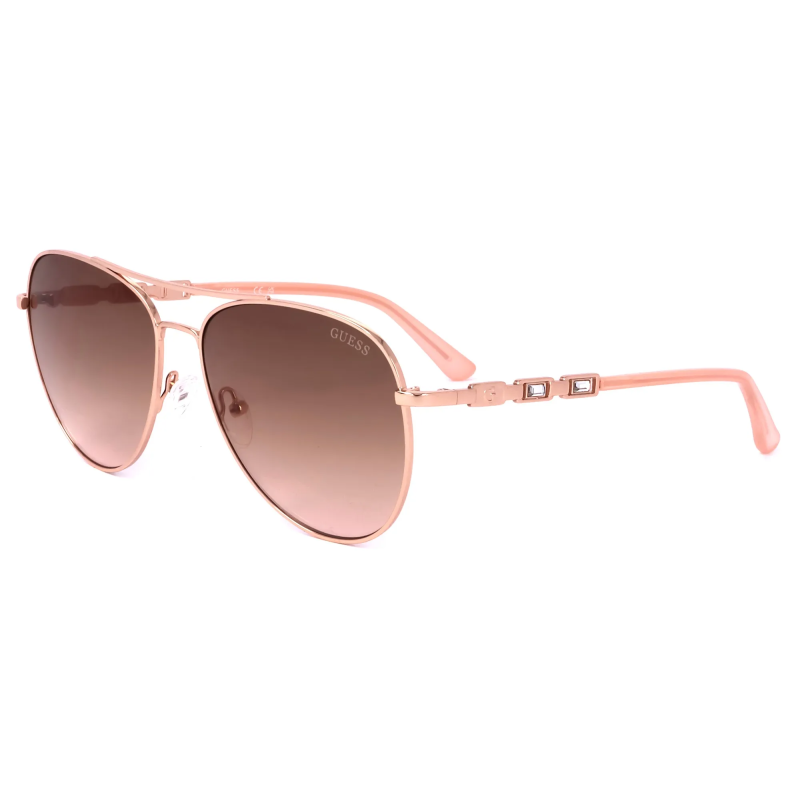 OCCHIALI DA SOLE DONNA GUESS SUNGLASSES GF6143 ROSE GOLD