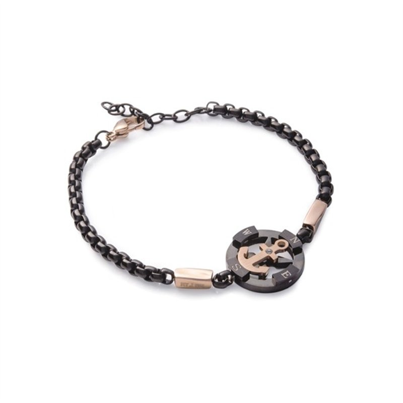 Bracciale rosa dei venti Black