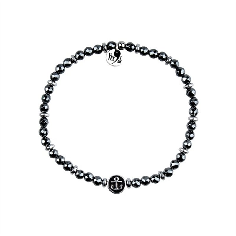 Bracciale con ancora black