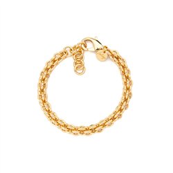 Bracciale catena modello cestino maglia piccola
