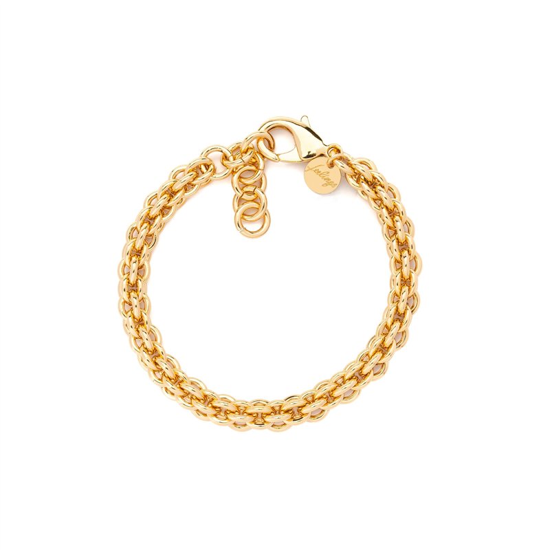 Bracciale catena modello cestino maglia piccola