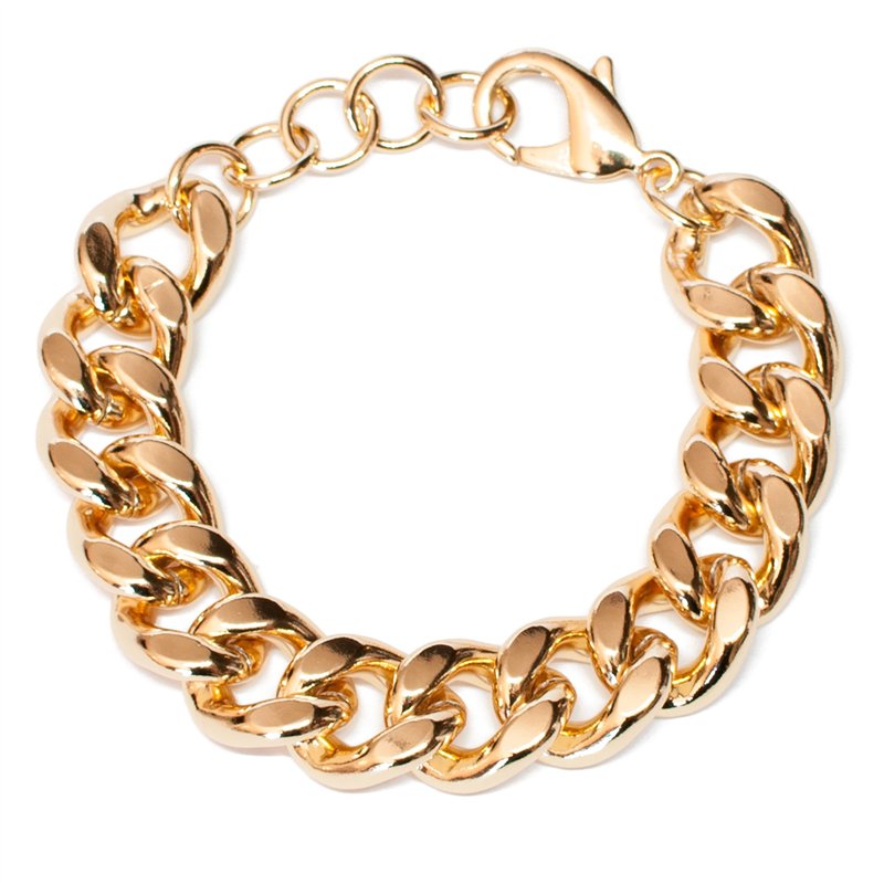 Bracciale Catena Groumette Piatta Grande